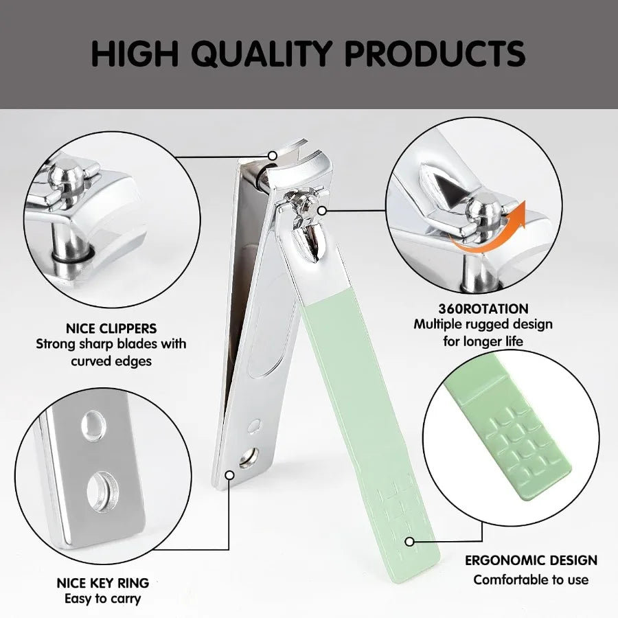 Nail Kit Manicure Kit Nail Care Kit For Women Manicure Pedicure Set Nail Clippers Toenail Clippers Kit Professional Manicure Ki