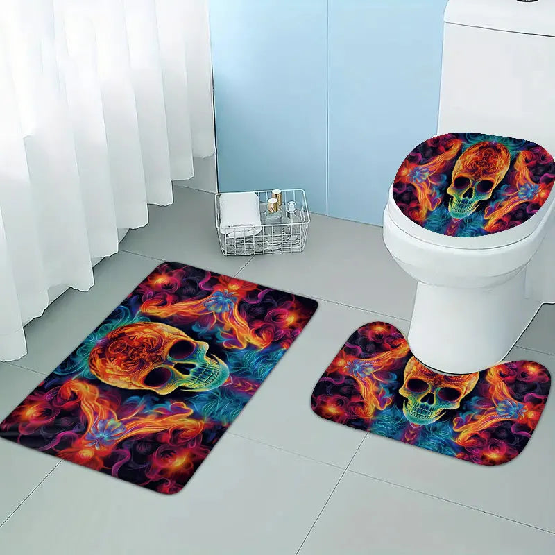 3pcs Halloween Bathroom Set