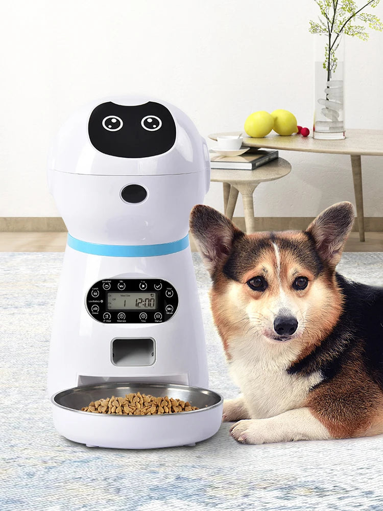 Intelligent Automatic Pet Feeder – Precise Cat & Dog Feeding Device