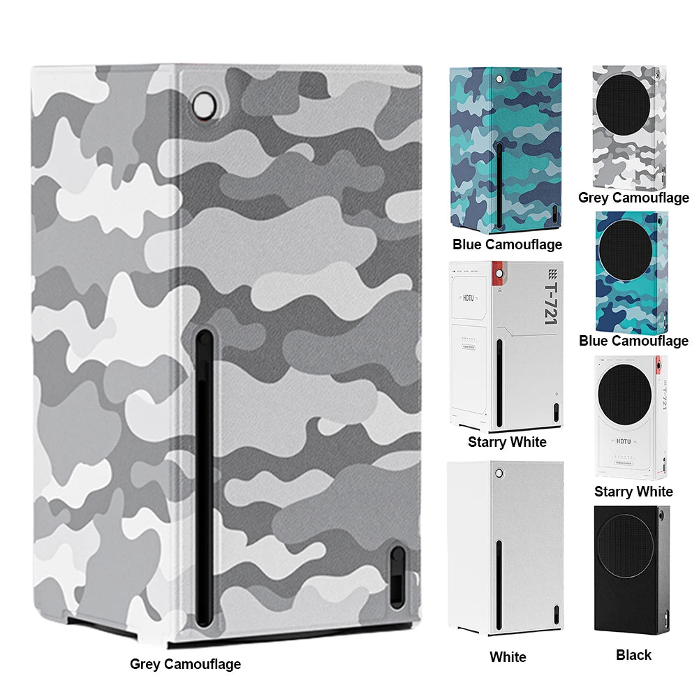 PU Protective Shell Dustproof Console Full Body Skin Magnetic Closure Protective Skin Cover for Xbox Series S X Game Console