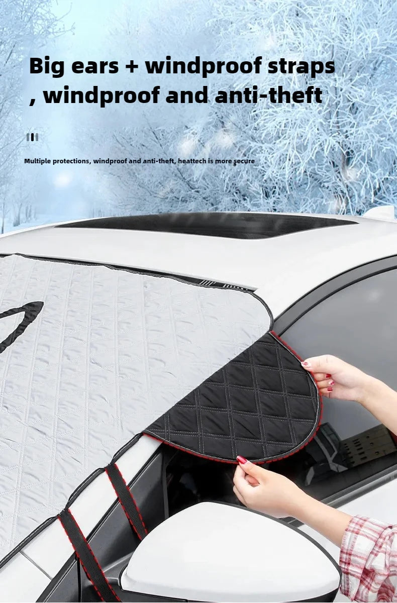 Car Sun Protection Thermal Insulation Sunshade Blocking Interior Windows Front Windshield Cover Frost Protection