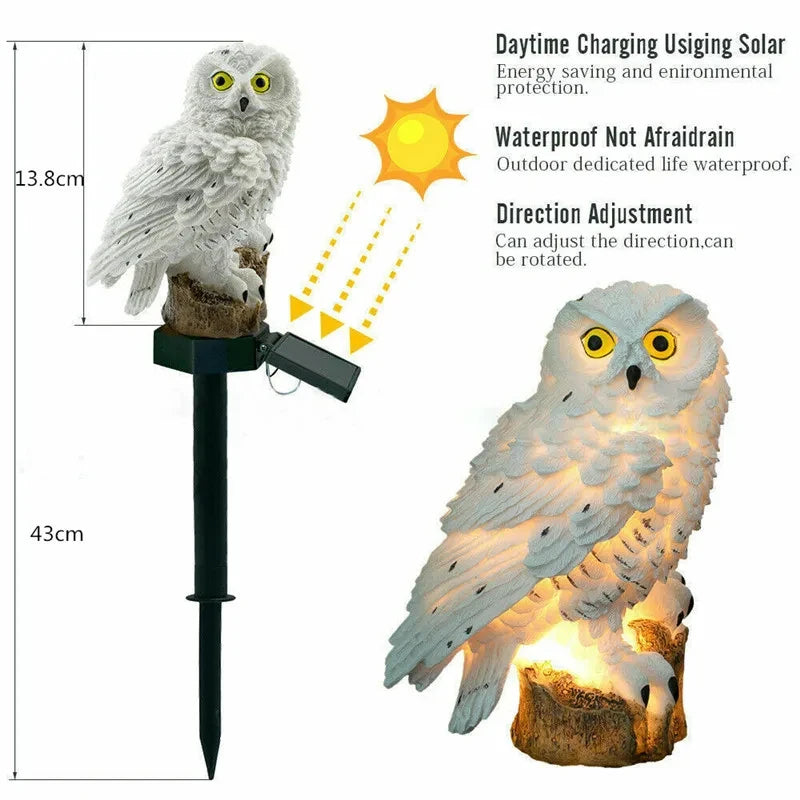 Solar Lamp Owl