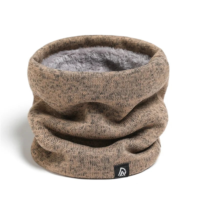 Unisex Solid Cashmere Ring Scarf