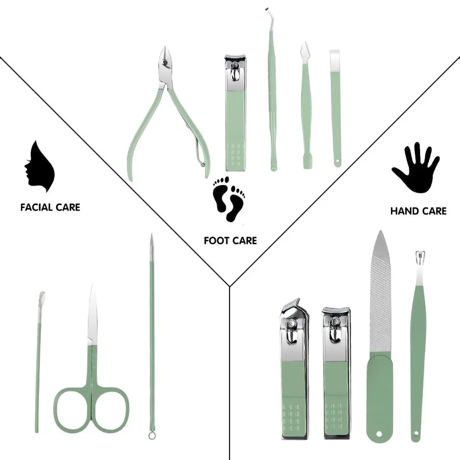Nail Kit Manicure Kit Nail Care Kit For Women Manicure Pedicure Set Nail Clippers Toenail Clippers Kit Professional Manicure Ki