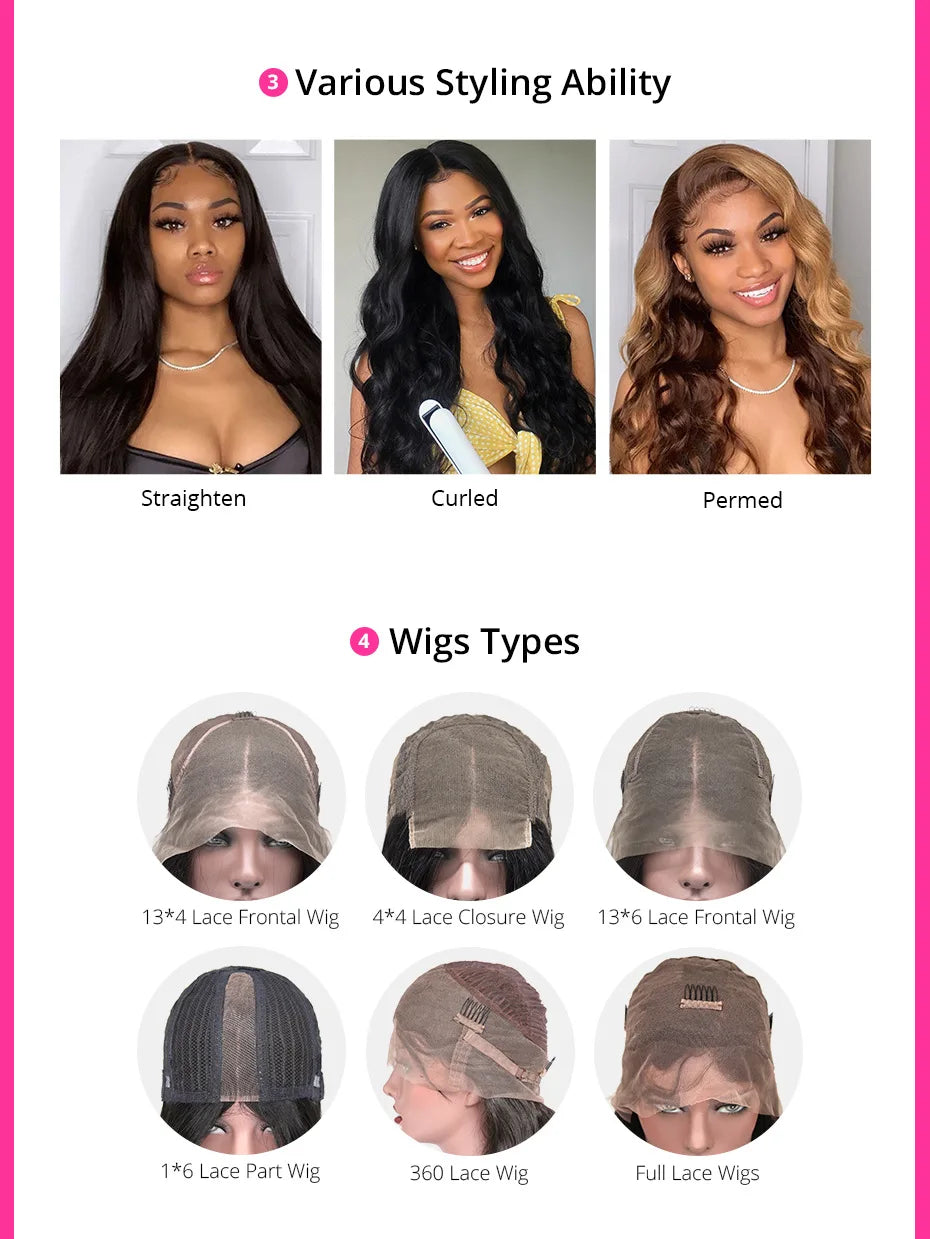 Deep Wave 250% High Density 13x6 HD Lace Frontal Human Hair Wig Brazilian Curly Water Wave Lace Frontal Wigs For Women CEXXY