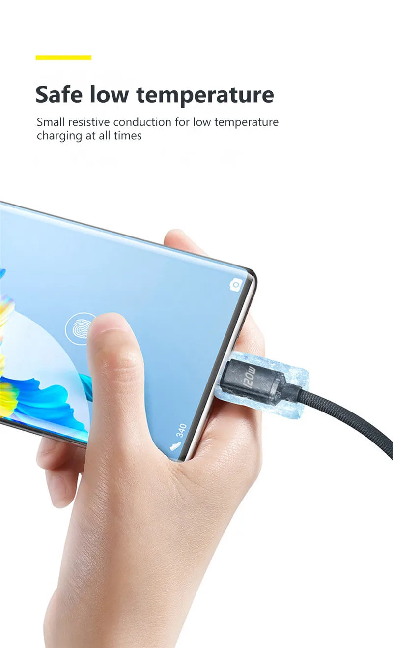 120W USB C Fast Charging Cable