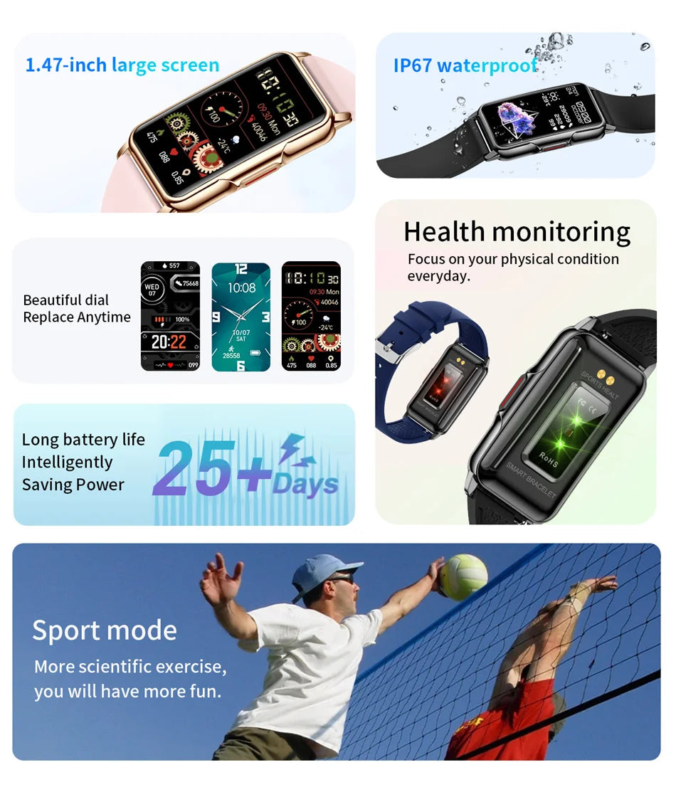 Full Touch GPS Fitness Smart Watch