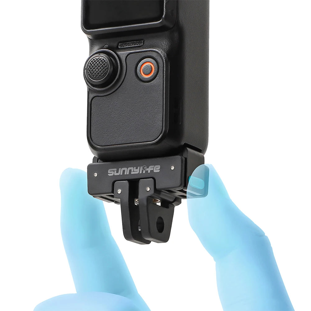 Quick Release Magnetic Mount Adapter 1/4 Screw Foldable Extension Bracket Tripod Adapter for DJI Osmo Pocket 3 Camera