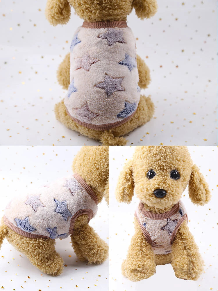 Cute Fleece Dog Winter Coat
