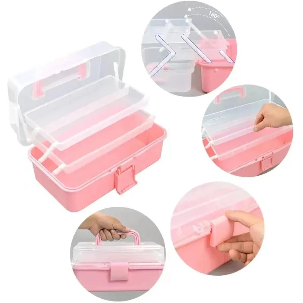 2/3 Layers Large Capacity Foldable Storage Box