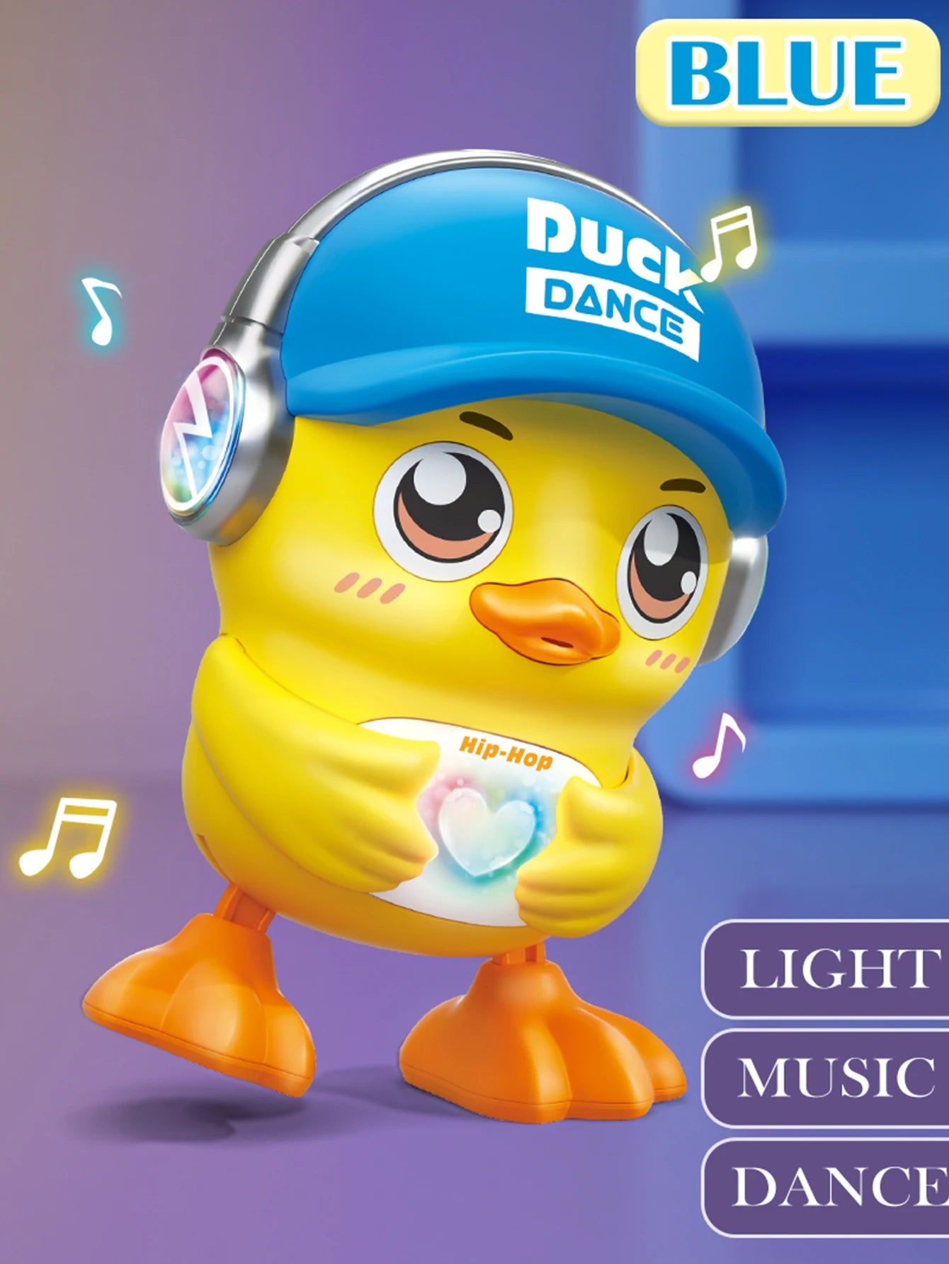 Cute Animals Electronic Toy, Owl Duck Pet with Music Light Dancing Adjustable Volume Moving Robot Mode for Children
