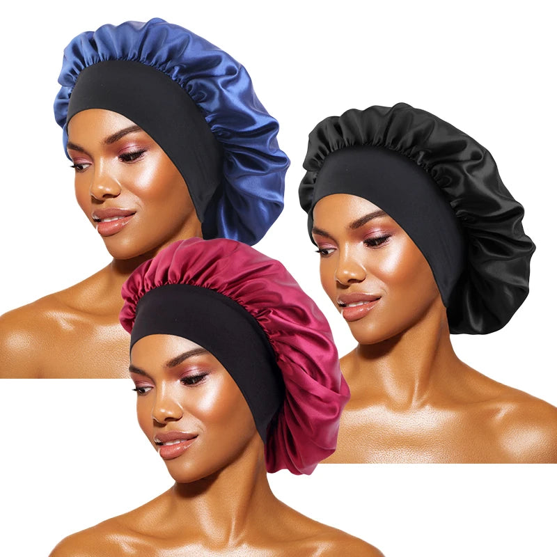 Satiin Elastic BandB Head Cap