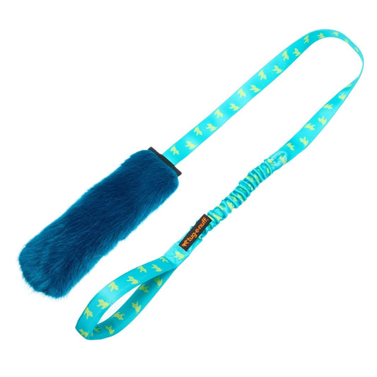 Faux Fur Squeaky Bungee Chaser