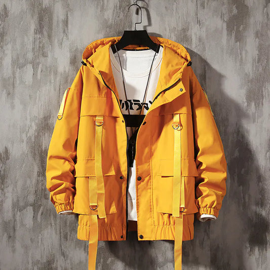 Oversized Cotton Jacket – Unisex Streetwear Outerwear