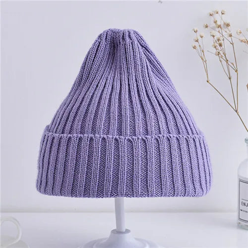Baby & Toddler Ribbed Knit Beanie Hat, Soft Winter Cap for Boys & Girls (6Mβ4Y)