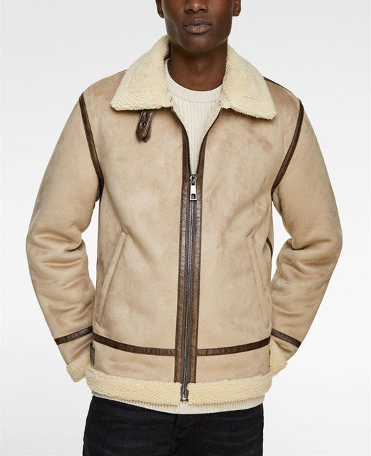 Suede Lapel Jacket – Soft Winter Coat with Casual Elegance in Solid Colors