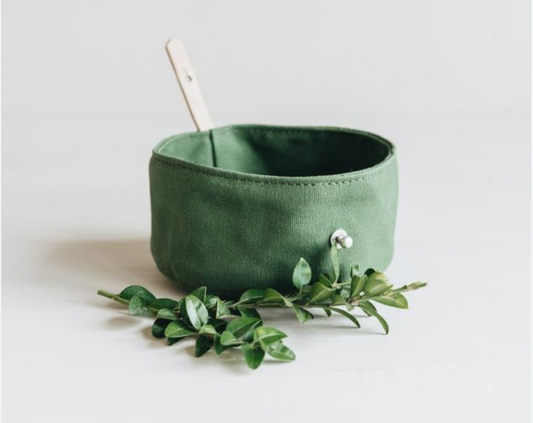 Folding Canvas Dog Bowl
