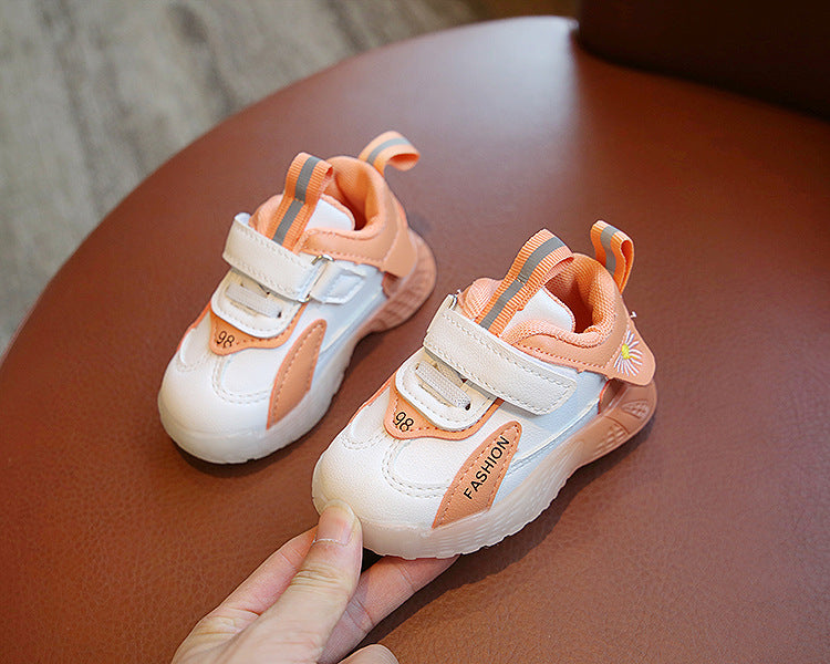 Kids Shoes For Running Shoes Autumn Winter Outdoor Sneaker Anti-Slip Children Sport Shoes Soft Bottom Baby Toddler Shoes