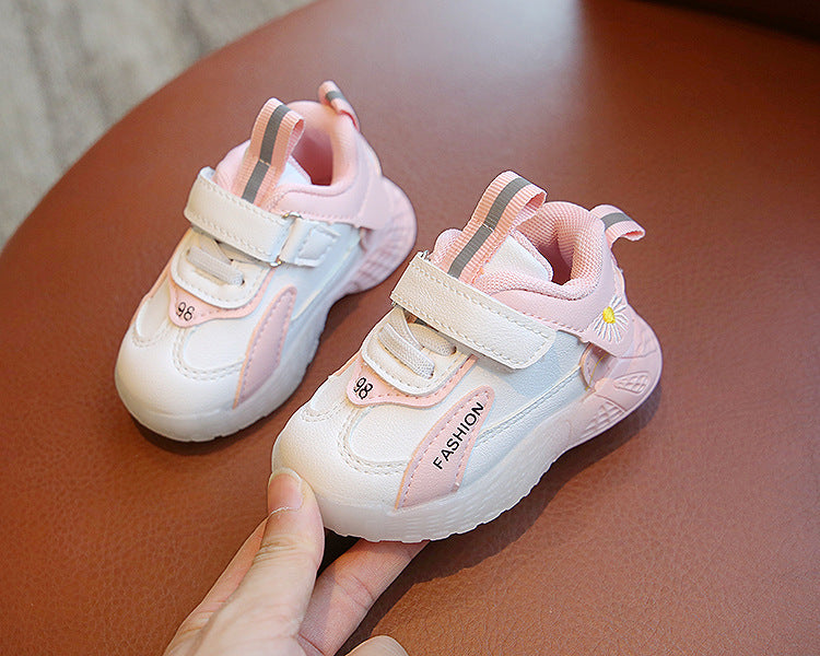 Kids Shoes For Running Shoes Autumn Winter Outdoor Sneaker Anti-Slip Children Sport Shoes Soft Bottom Baby Toddler Shoes