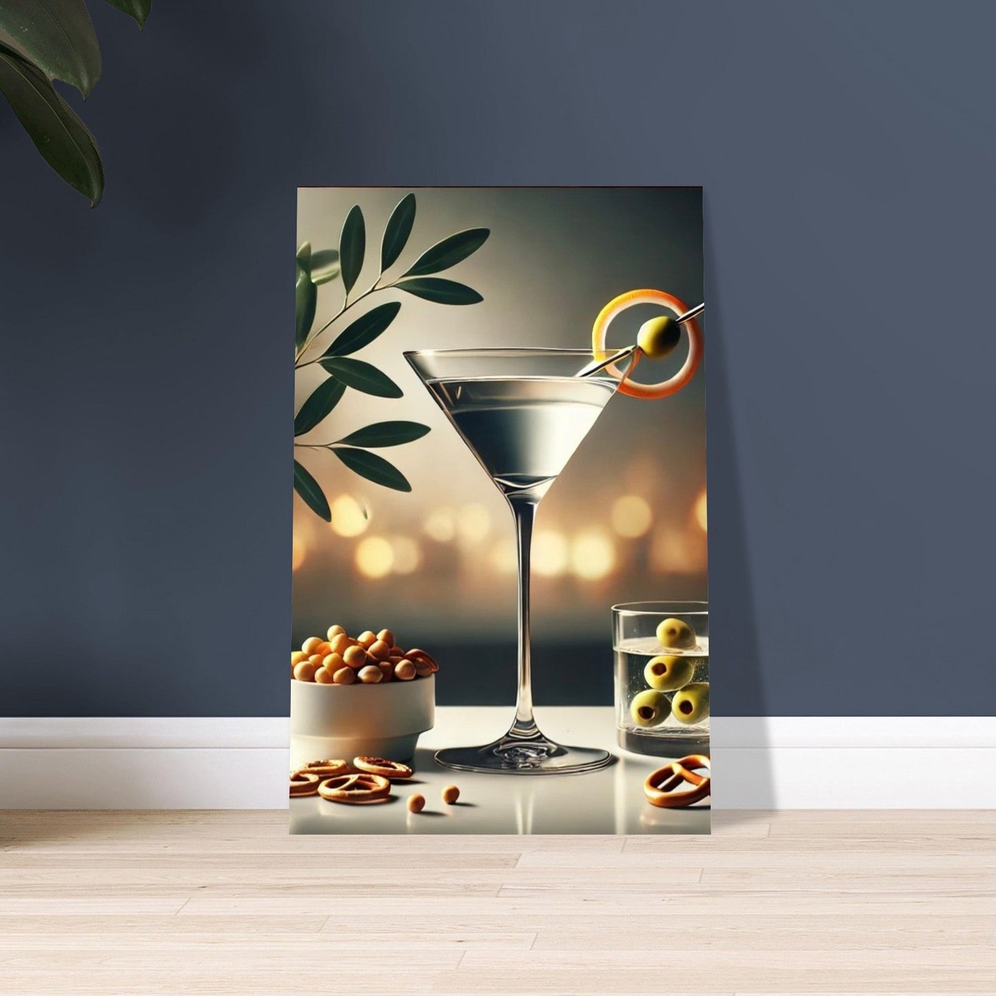 Cocktail Hour Martini Poster – Elegant Bar Decor Print