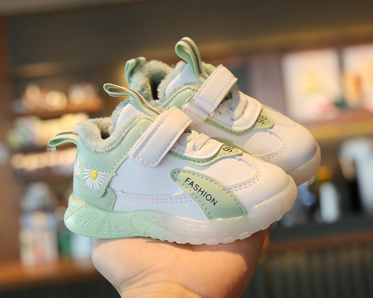 Kids Shoes For Running Shoes Autumn Winter Outdoor Sneaker Anti-Slip Children Sport Shoes Soft Bottom Baby Toddler Shoes
