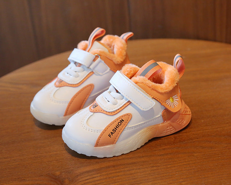 Kids Shoes For Running Shoes Autumn Winter Outdoor Sneaker Anti-Slip Children Sport Shoes Soft Bottom Baby Toddler Shoes