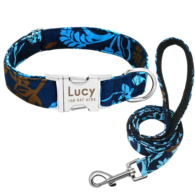 Fleur Pet Dog Customised Collar Name Tag