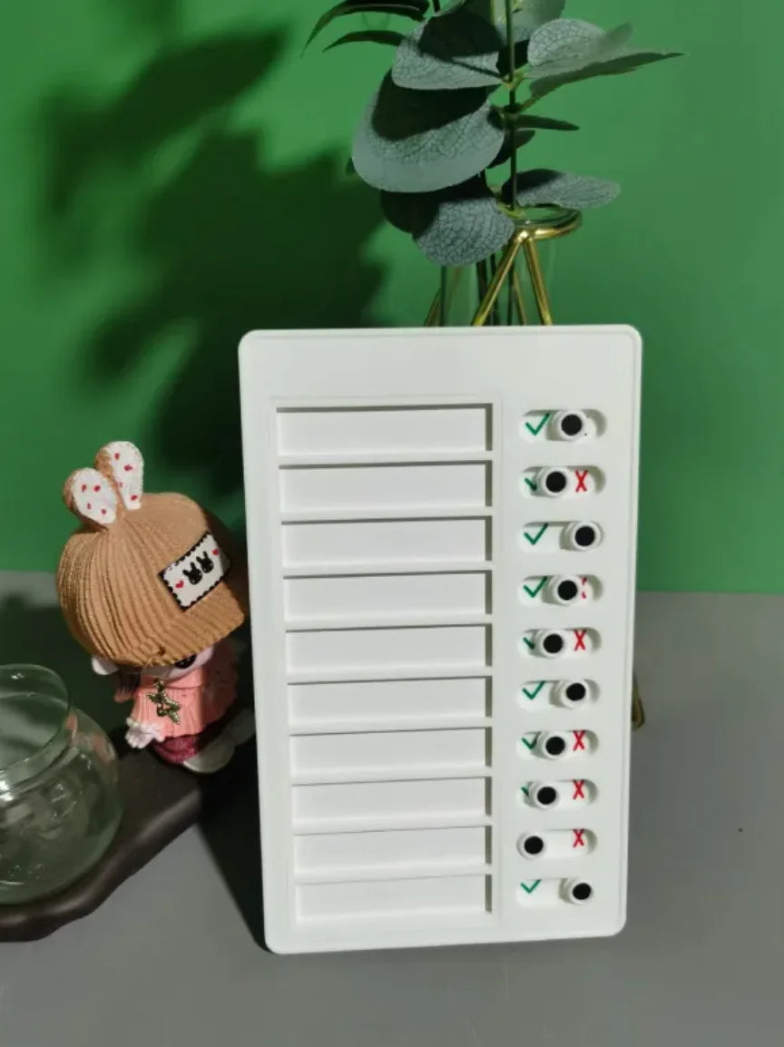 Reusable Habit Tracker for Kids - Daily Routine Board