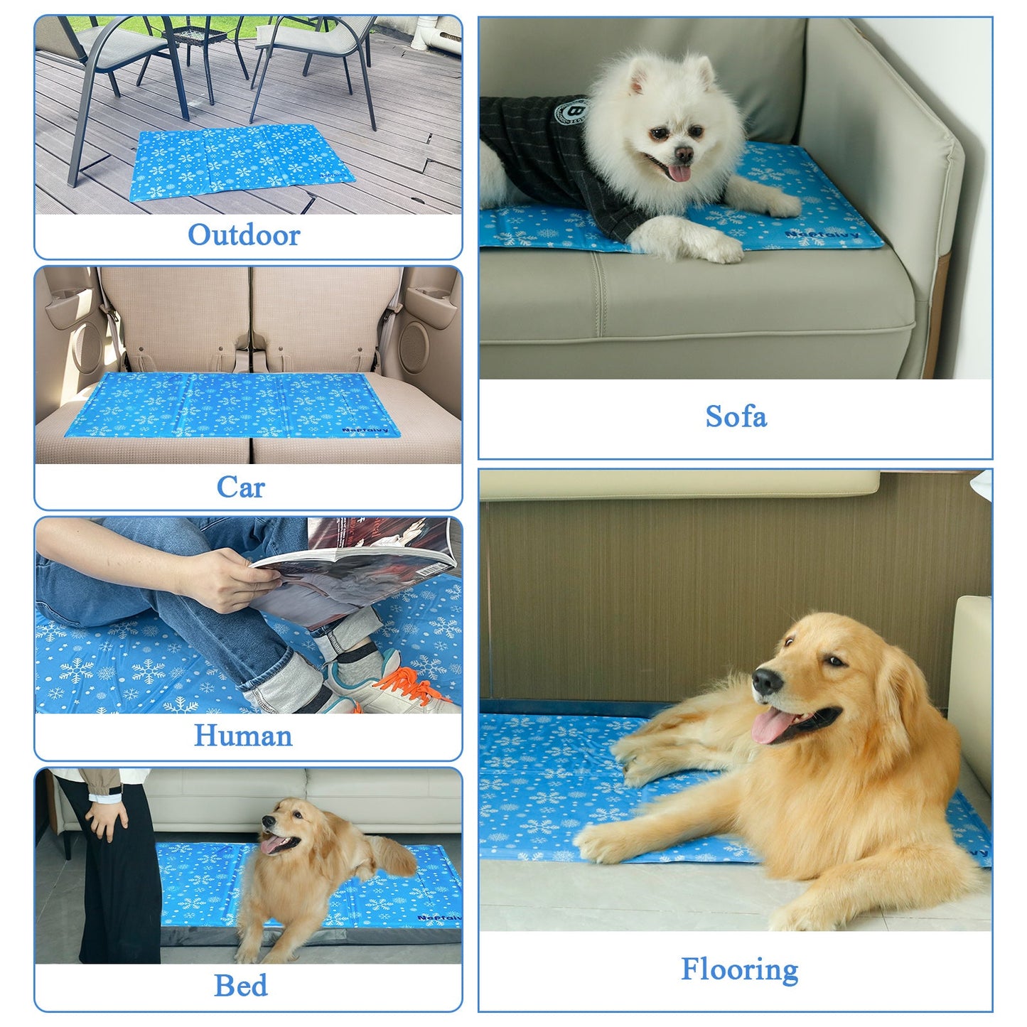 Dog Cooling Mats 50 x 40 cm