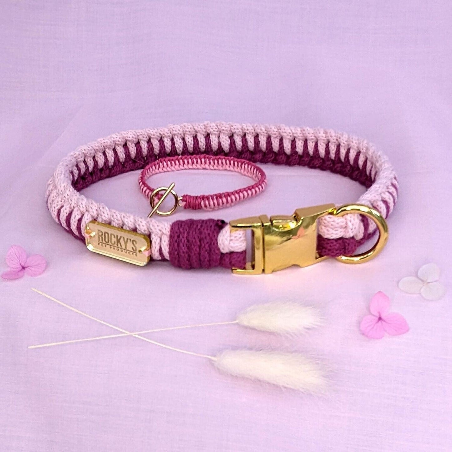 Make Your Own Dog Collar & Friendship Bracelet Craft Kit - PINK