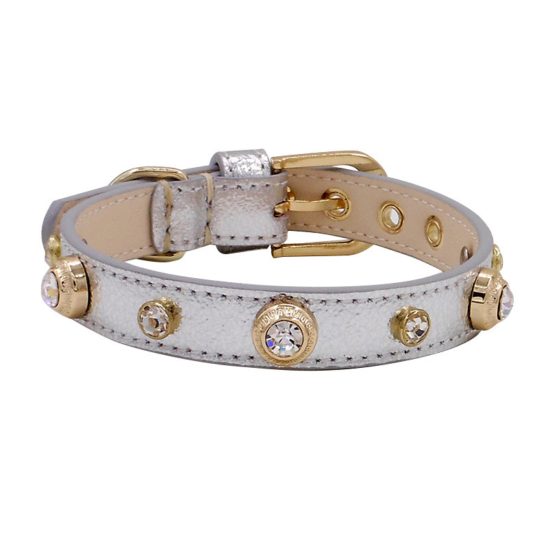 Diamond luxurious stylish pet collar