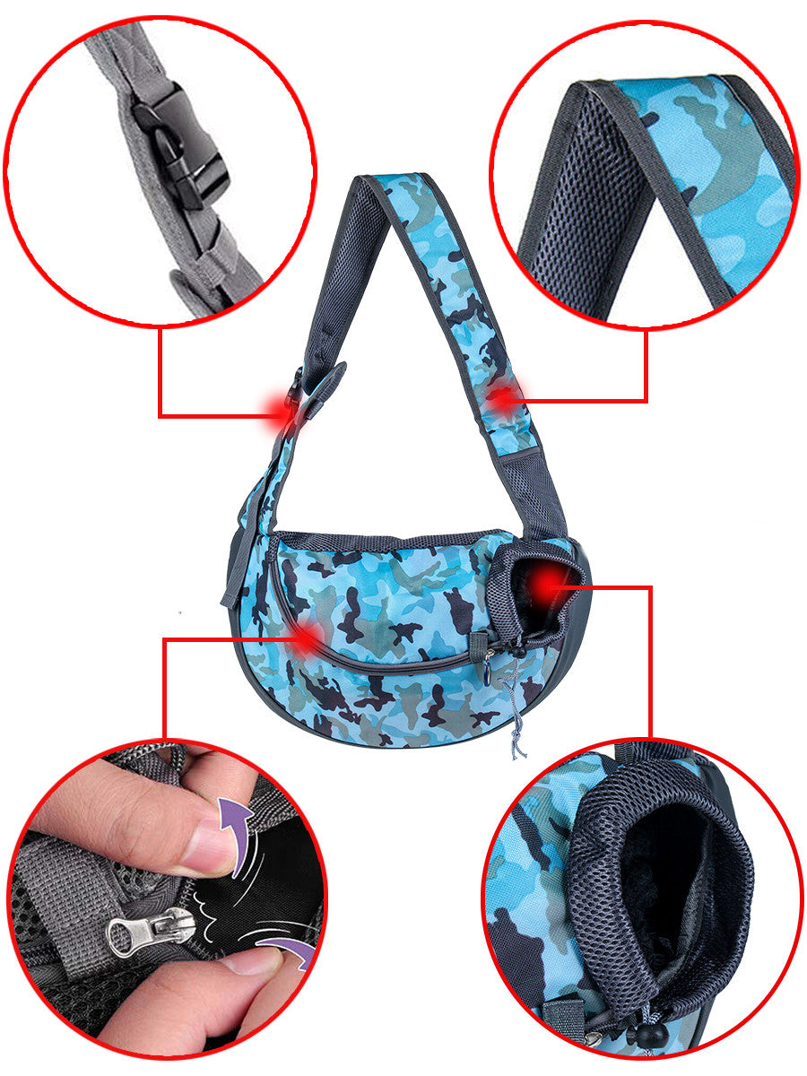 Out and About Comfortably Travel Shoulder Pet Carrier