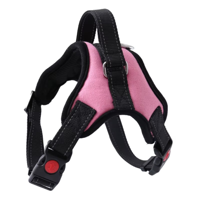 Small Medium Large Dog Harness Nylon Reflective Collar Vest Harnesses for Dogs Training Husky Alaskan Bulldog Breast-Band Belt