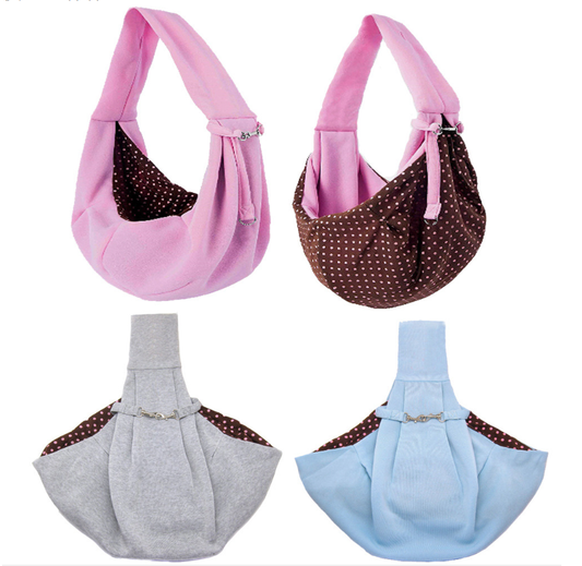 Pet shoulder foldable bag carrier