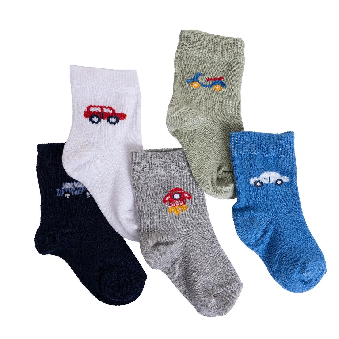 HelloBaby Socks 5 pcs - Blue