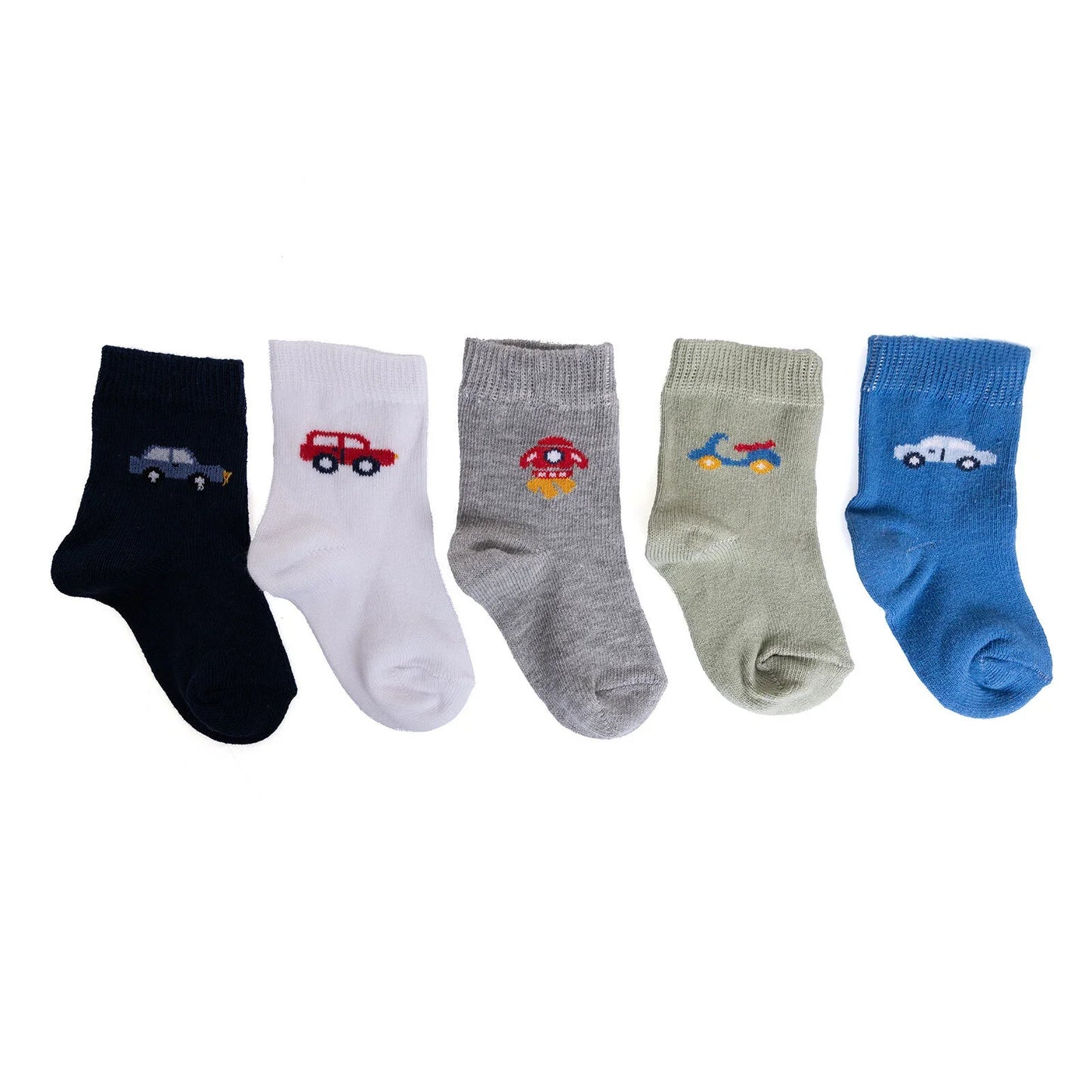 HelloBaby Socks 5 pcs - Blue