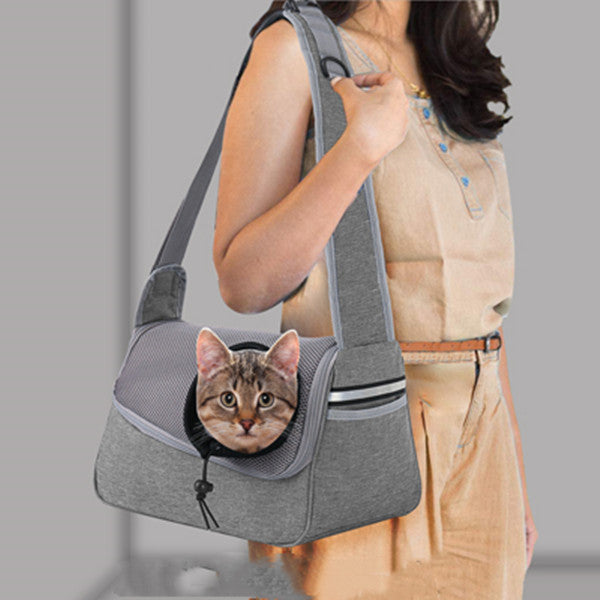 Out and About Comfortably Travel Shoulder Pet Carrier
