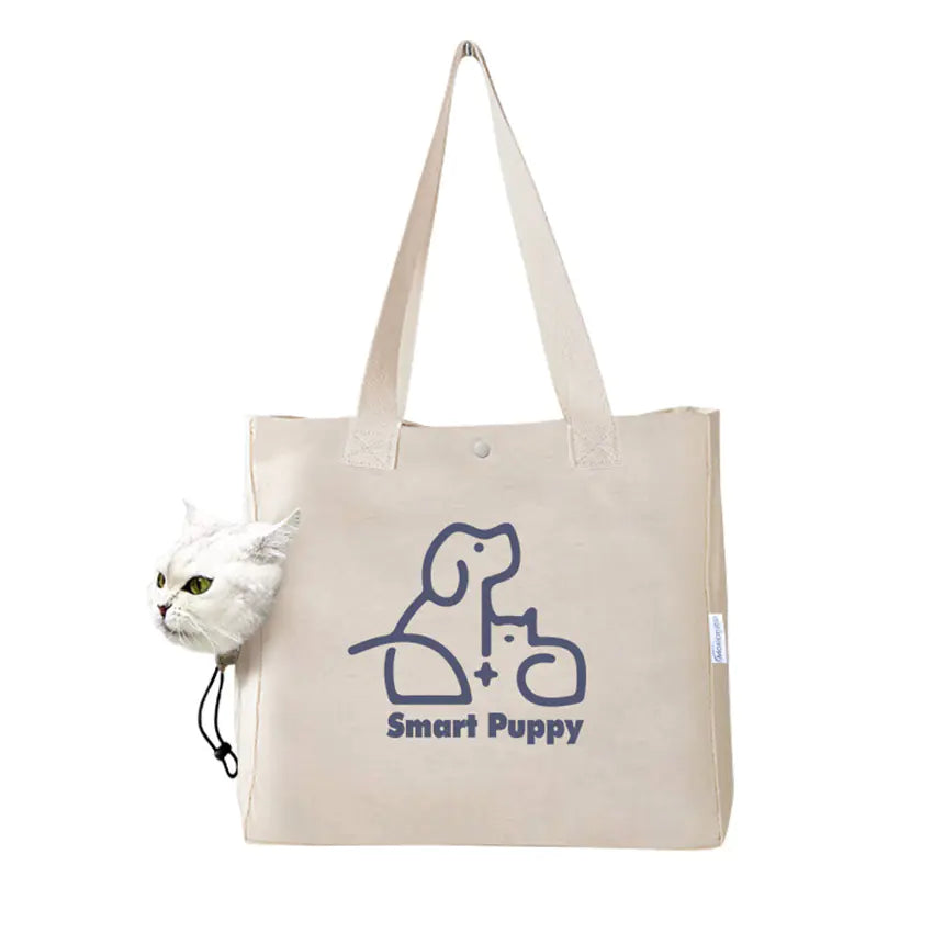 Portable Canvas Pet Tote