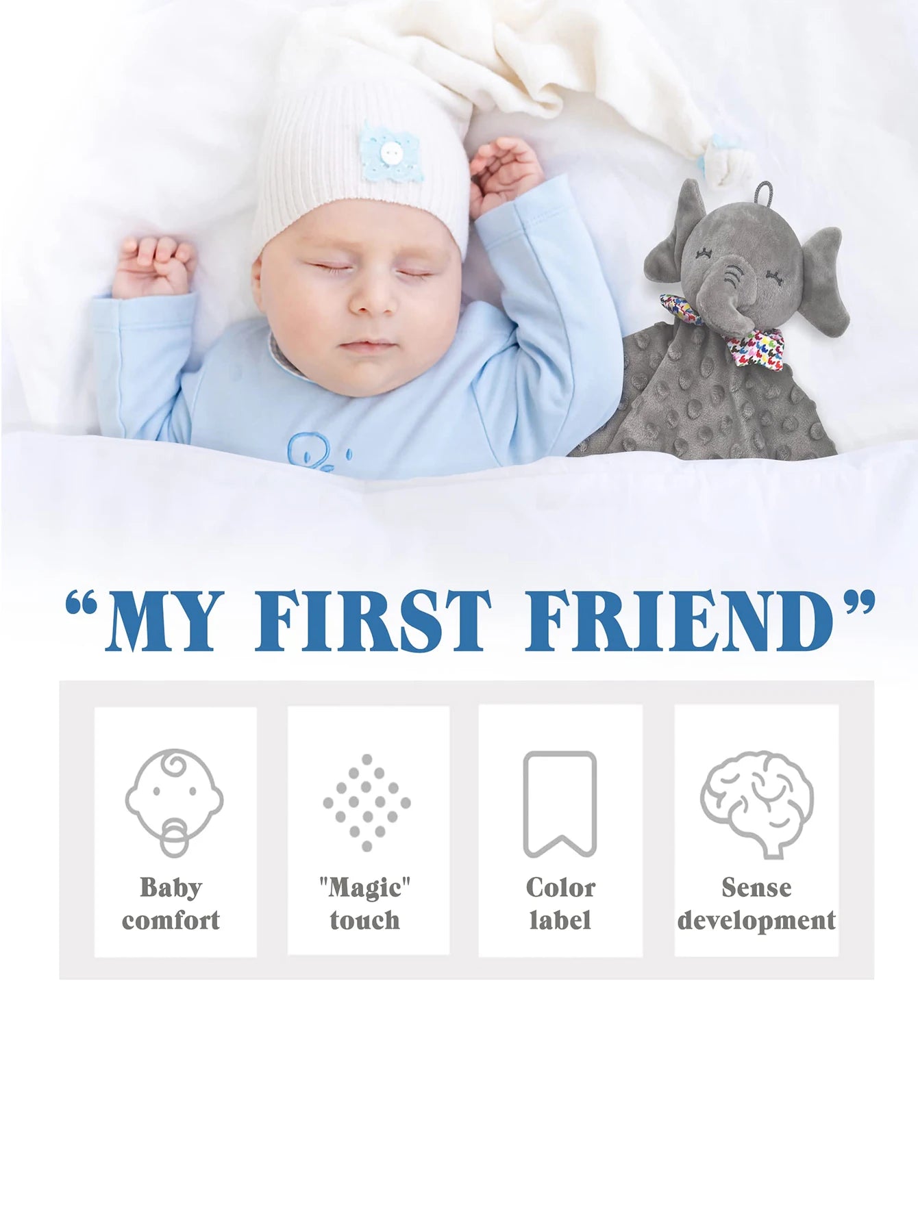 Elephant Baby Comforter Blanket