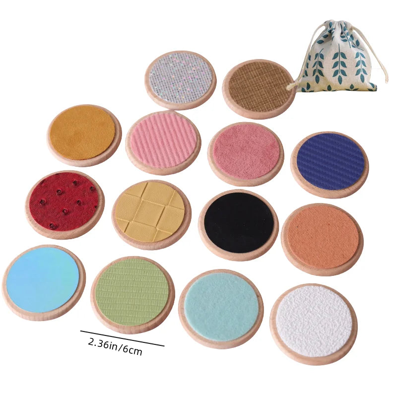 Baby Montessori Sensory Toys Cartoon Animal Cognition Mat Hand-Eye Coordination Education Toy Sensory Tactiles Pad for Autistic