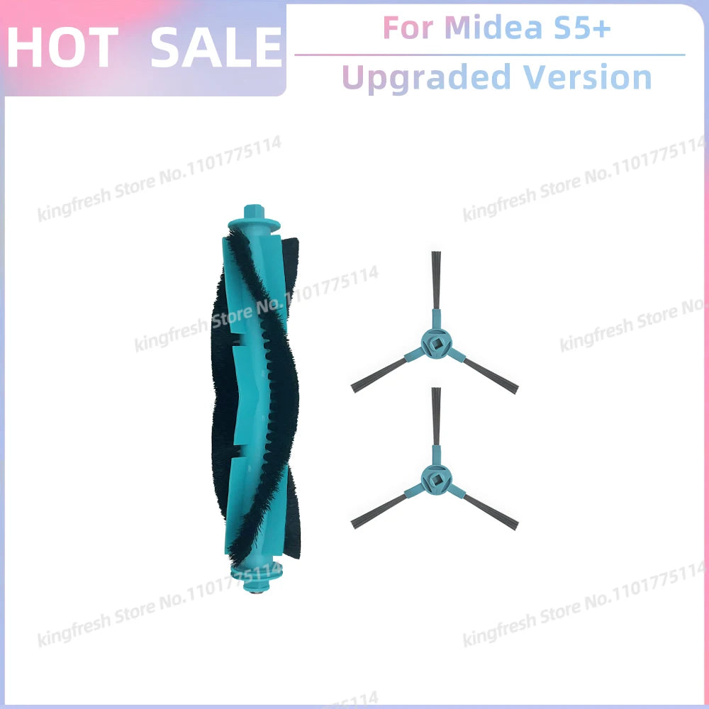 Fit for (Conga 2299 Ultra, Midea S5+, TESLA RoboStar iQ400 Plus) Parts Main Brush Filter Mop Cloth Dust Bag