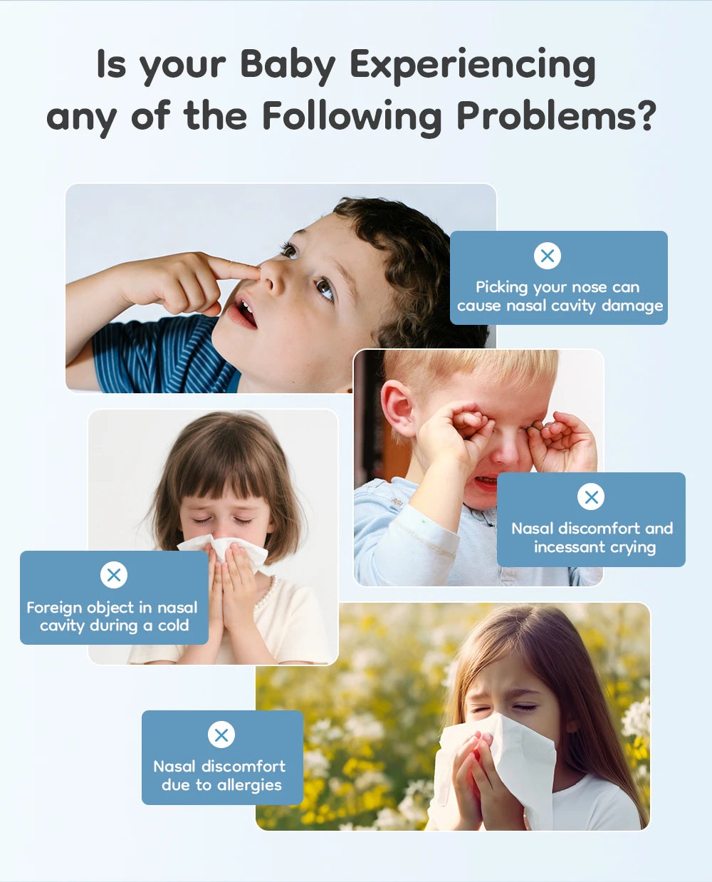 MAMIJOY 2-in-1 Baby Electric Nasal Aspirator＆Nebulizer Function 6 Suction Modes＆ Child's Music Baby Nebulizer＆Nose Cleaner U95