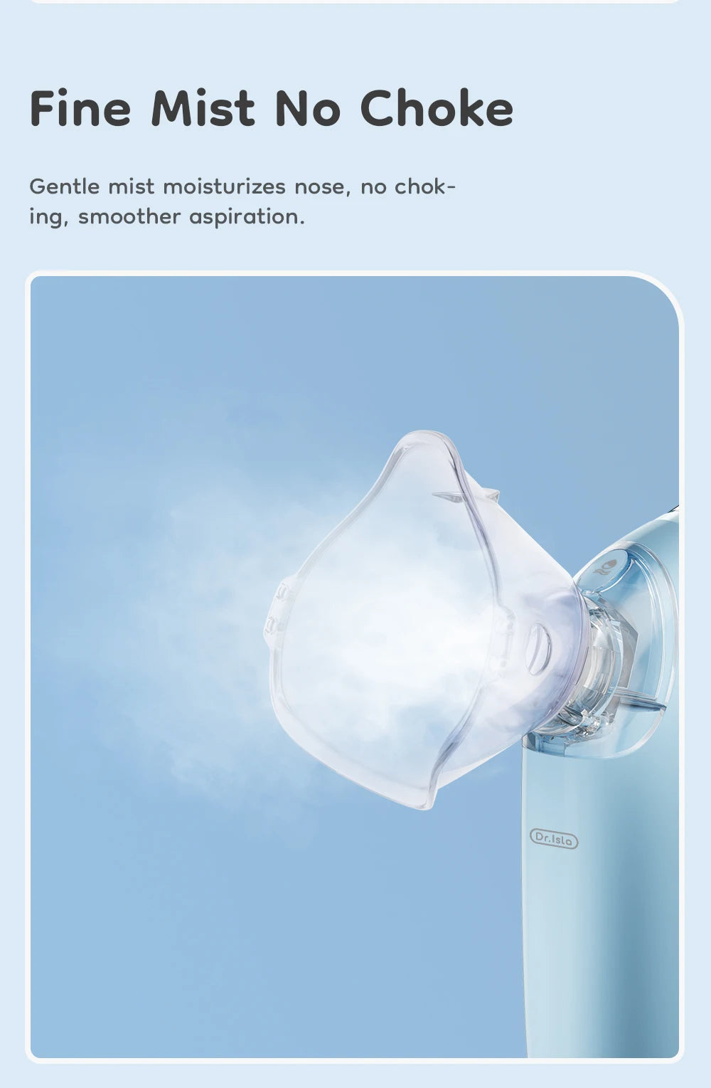 MAMIJOY 2-in-1 Baby Electric Nasal Aspirator＆Nebulizer Function 6 Suction Modes＆ Child's Music Baby Nebulizer＆Nose Cleaner U95
