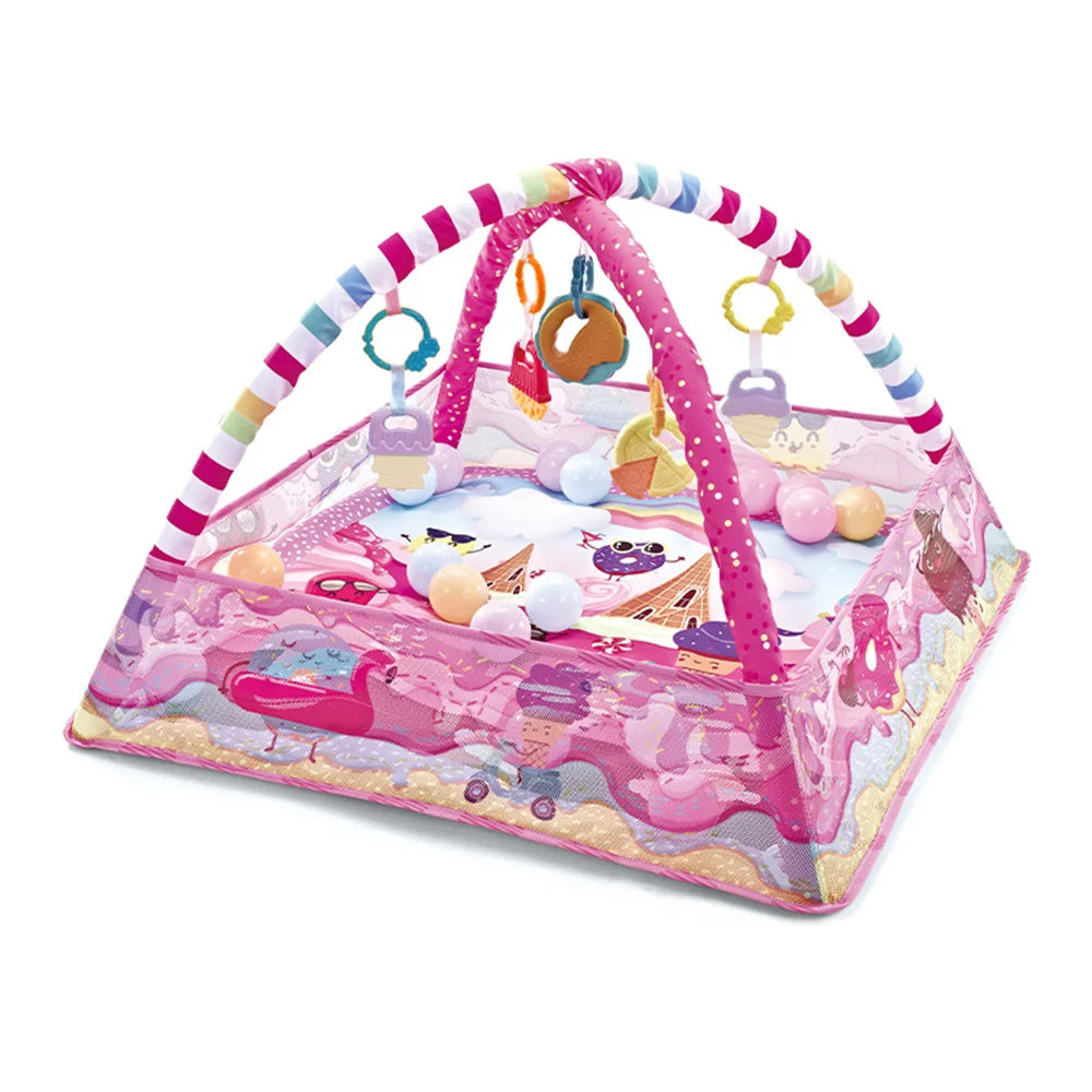 Baby Fitness Frame Crawling Play Mat Multifunction Fence Floor Toddler Activity Gym Game Rack Activity Blanket For Baby Toy Gift