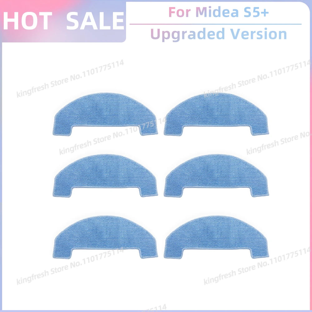 Fit for (Conga 2299 Ultra, Midea S5+, TESLA RoboStar iQ400 Plus) Parts Main Brush Filter Mop Cloth Dust Bag