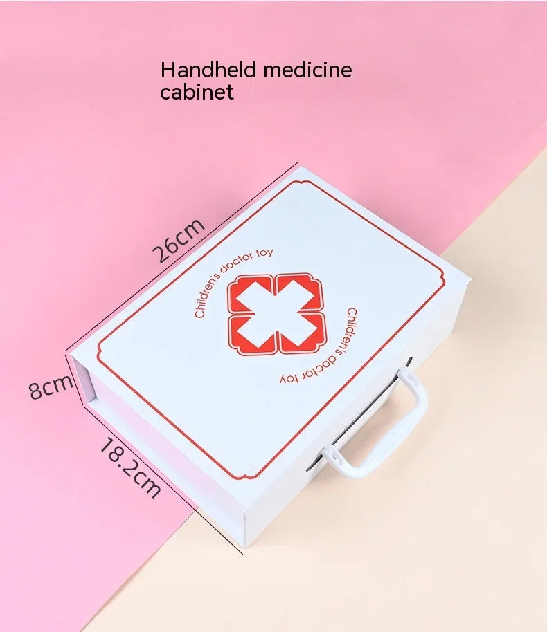 Wooden Doctor Kit For Kids,Pretend Playset For Toddlers With Medical Bag For Boys and Girls Fun Role Playing Game