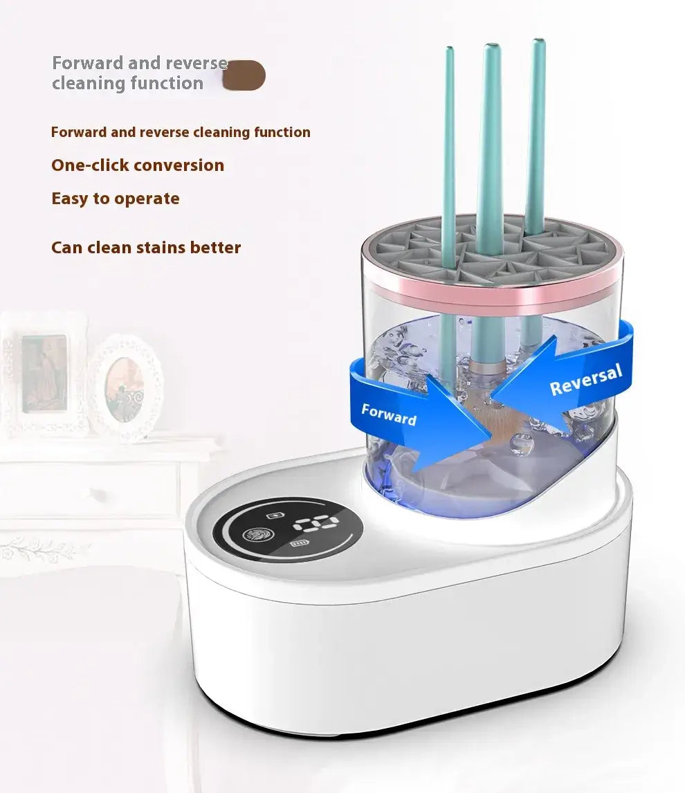 Electric Makeup Brush Cleaner and Dryer - USB Powered with Auto Drying