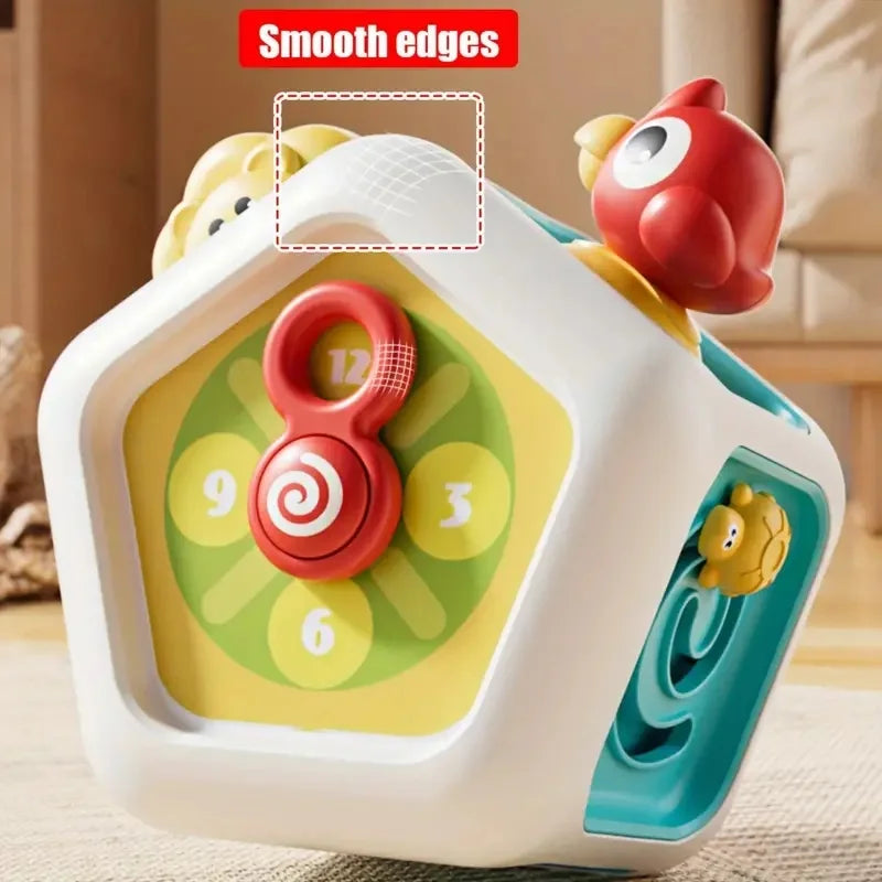 Baby Musical Busy Board Bus Montessori Sensory Toys Early Educational Activities Toy  Fine Motor Toys Travel Gifts for Todders