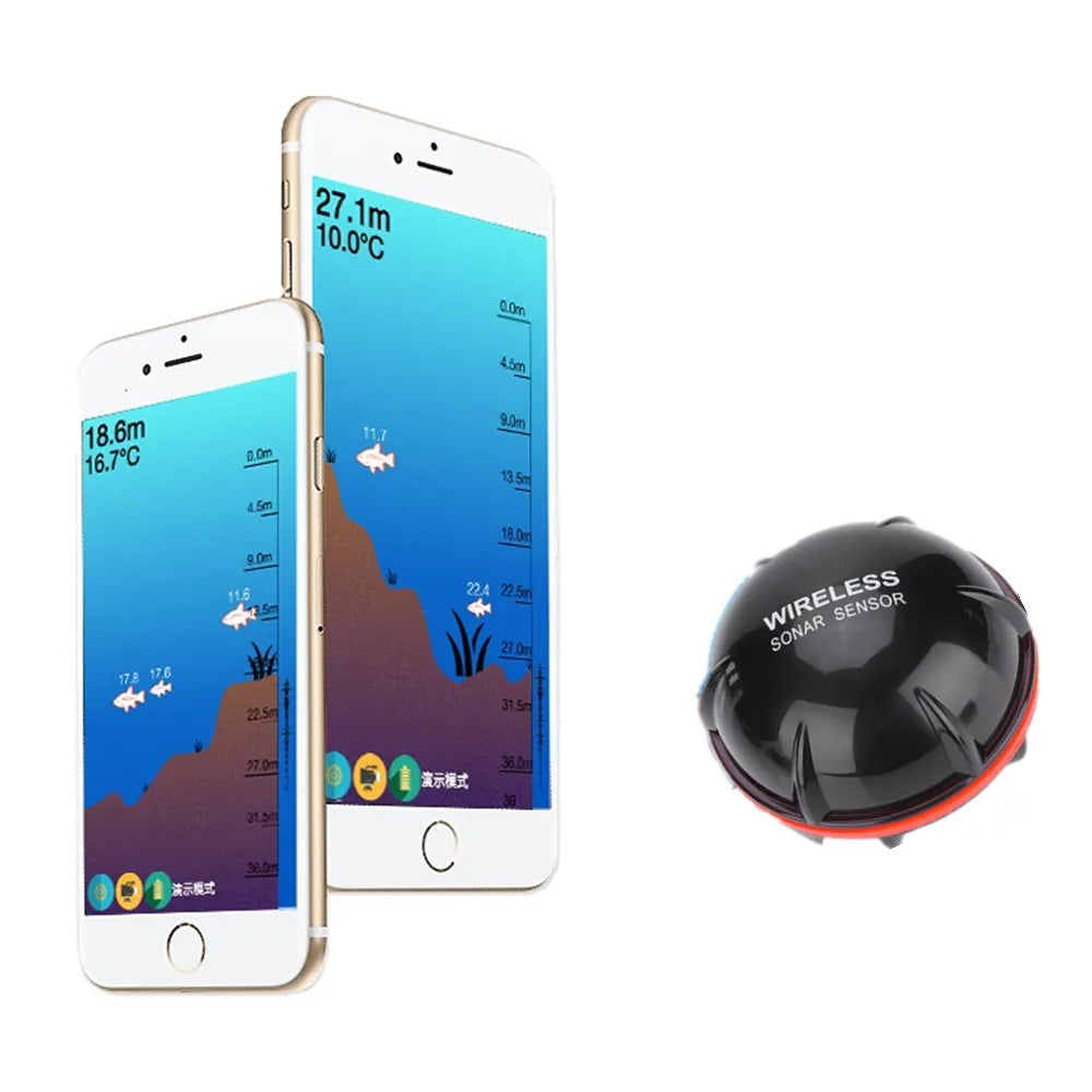 Wireless Bluetooth Smart Sonar Fish Finder 48m/160ft