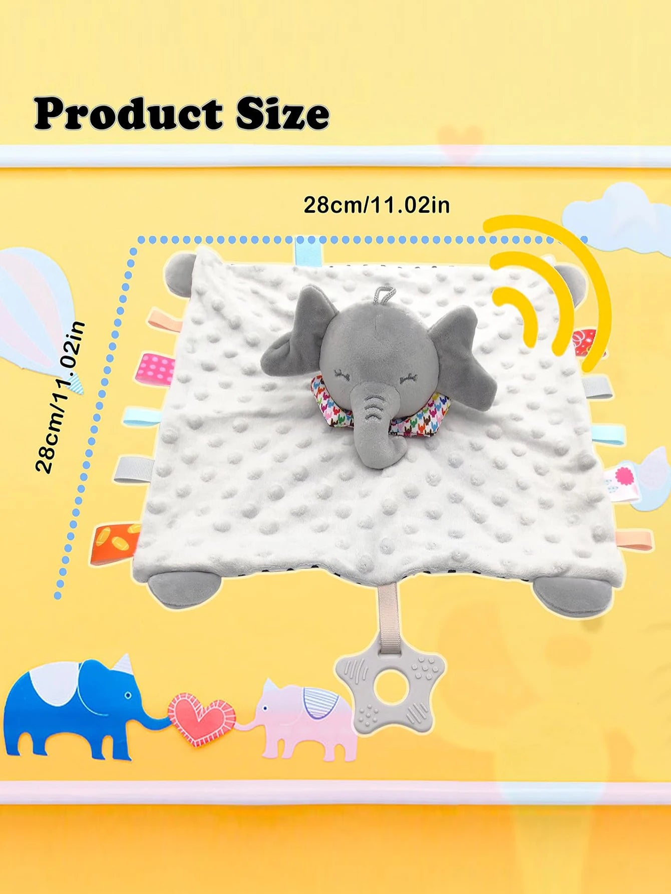 Elephant Baby Comforter Blanket